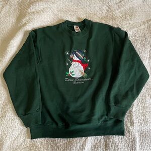 VTG Snowman Sweatshirt - Size Medium